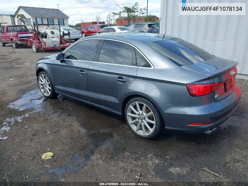 2015 Audi A3 2.0 Tdi Premium VIN: WAUCJGFF4F1078134 Lot: 41909858