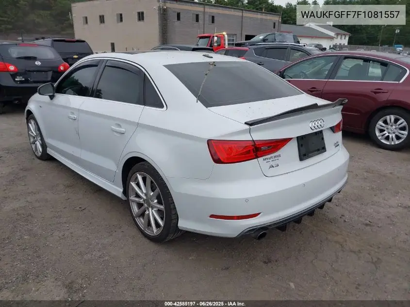 2015 Audi A3 2.0T Premium VIN: WAUKFGFF7F1081557 Lot: 42585197