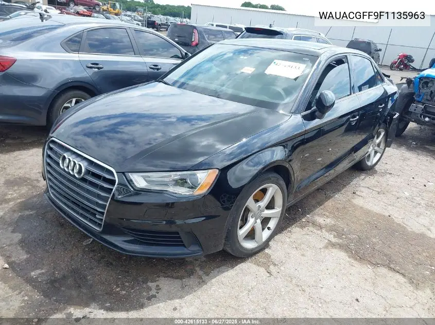 2015 Audi A3 1.8T Premium VIN: WAUACGFF9F1135963 Lot: 42615133