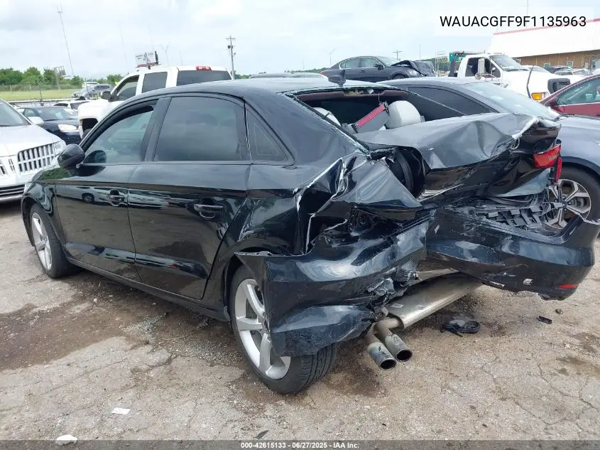 2015 Audi A3 1.8T Premium VIN: WAUACGFF9F1135963 Lot: 42615133