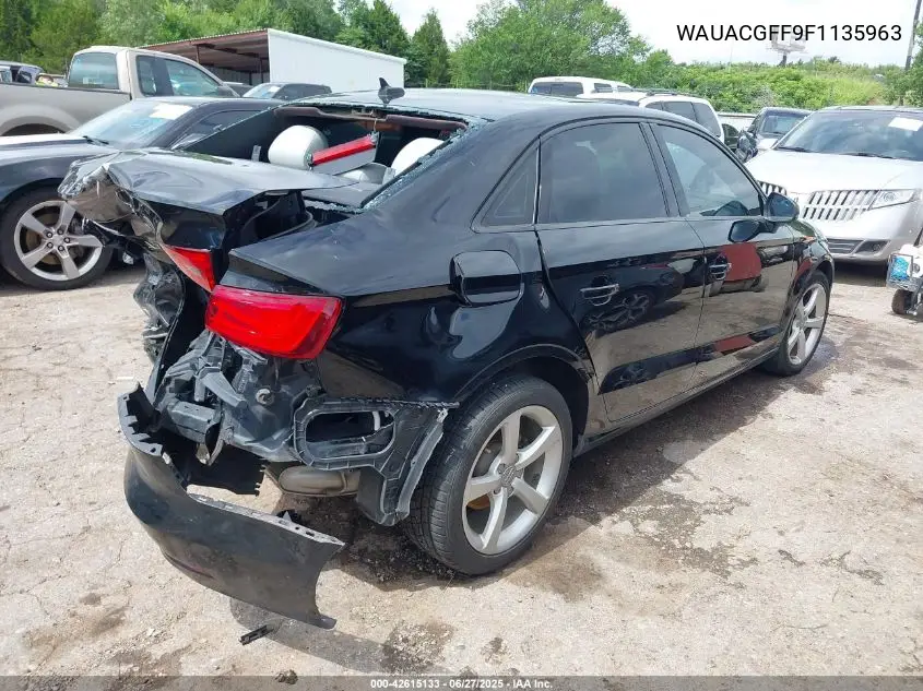 2015 Audi A3 1.8T Premium VIN: WAUACGFF9F1135963 Lot: 42615133