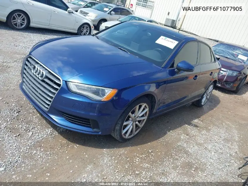 2015 Audi A3 2.0T Premium VIN: WAUBFGFF6F1077905 Lot: 42616982