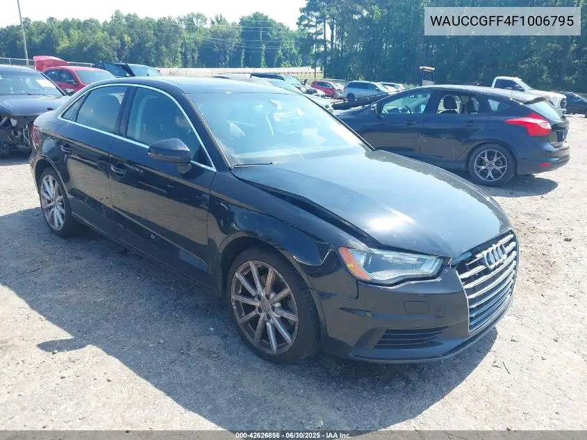 2015 Audi A3 1.8T Premium VIN: WAUCCGFF4F1006795 Lot: 42626856