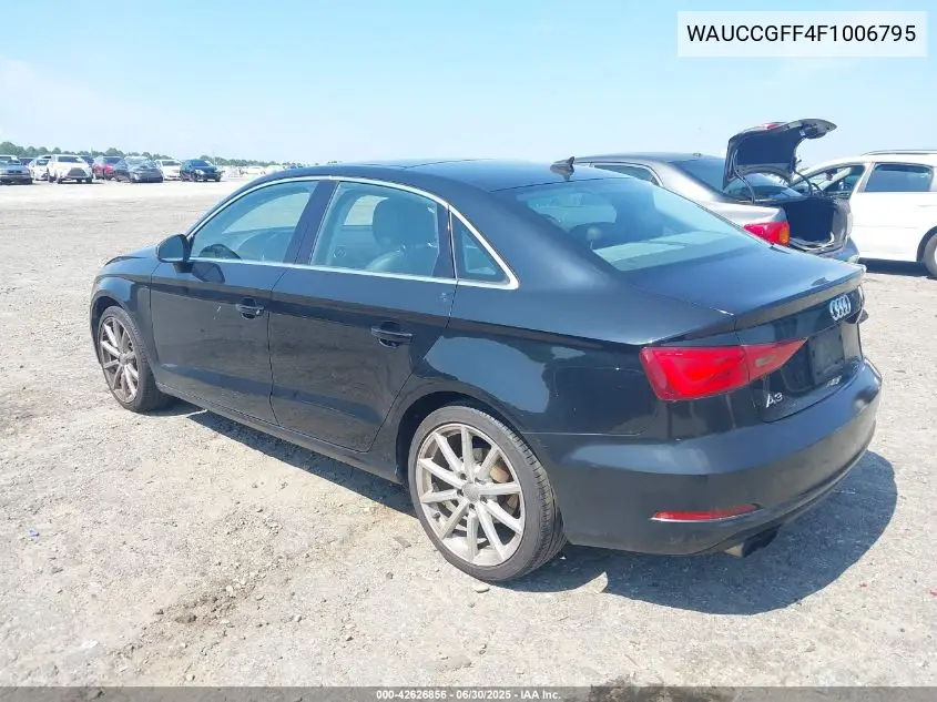 2015 Audi A3 1.8T Premium VIN: WAUCCGFF4F1006795 Lot: 42626856
