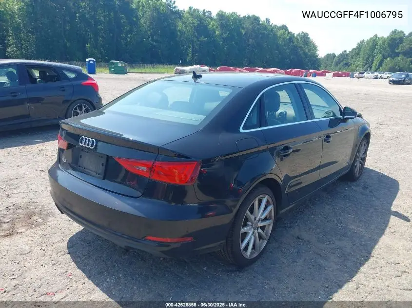 2015 Audi A3 1.8T Premium VIN: WAUCCGFF4F1006795 Lot: 42626856