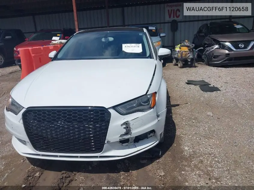 2015 Audi A3 1.8T Premium VIN: WAUACGFF6F1120658 Lot: 42635478