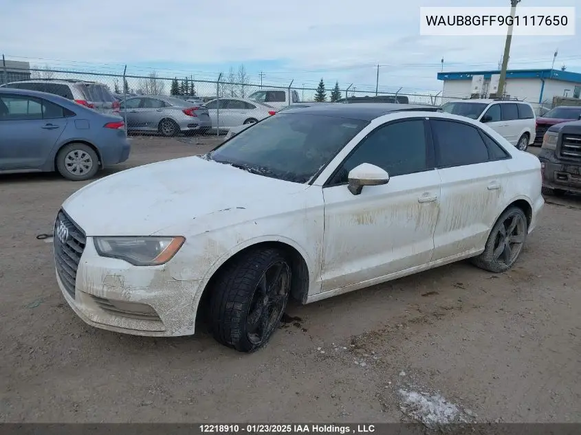 waub8gff9g1117650 WAUB8GFF9G1117650 2016 Audi A3 Premium