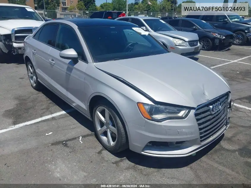 2016 Audi A3 1.8T Premium VIN: WAUA7GFF5G1024493 Lot: 42610141