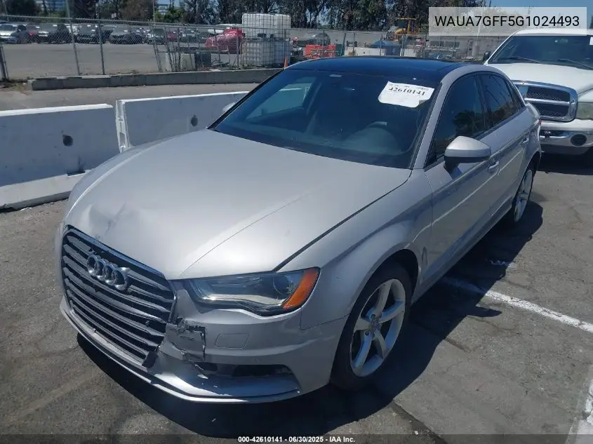 2016 Audi A3 1.8T Premium VIN: WAUA7GFF5G1024493 Lot: 42610141