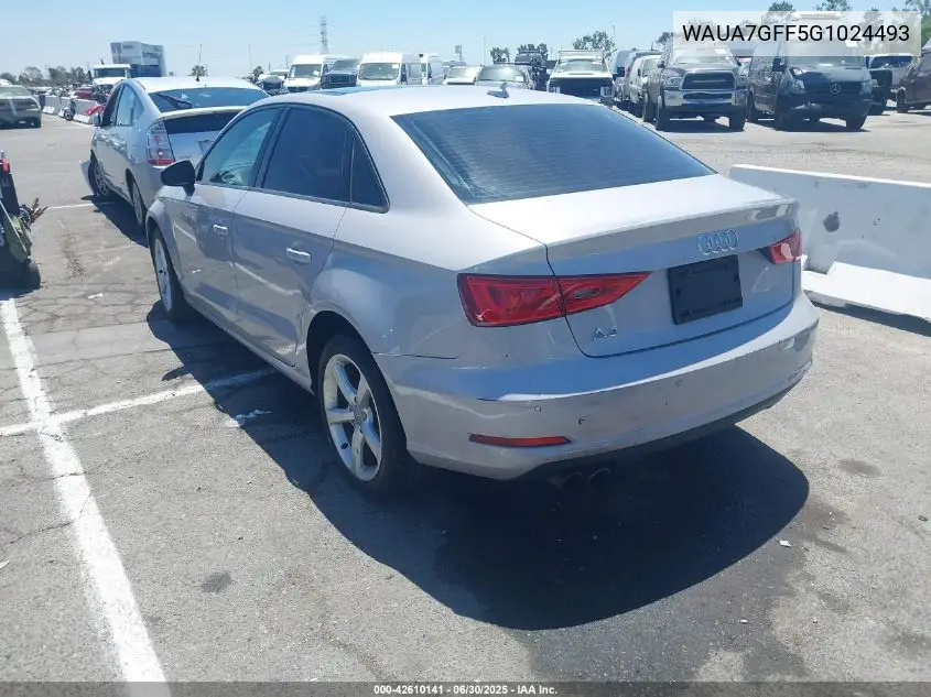 2016 Audi A3 1.8T Premium VIN: WAUA7GFF5G1024493 Lot: 42610141