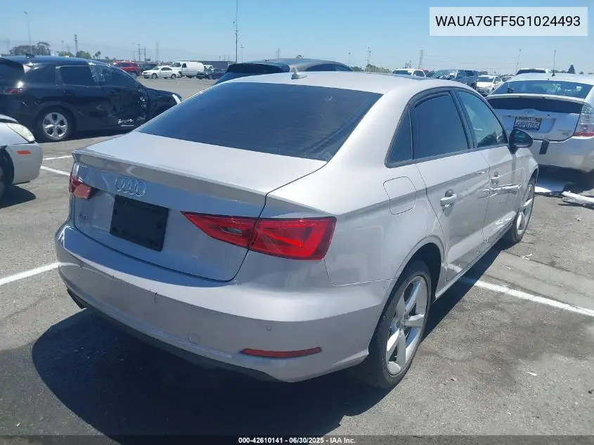 2016 Audi A3 1.8T Premium VIN: WAUA7GFF5G1024493 Lot: 42610141