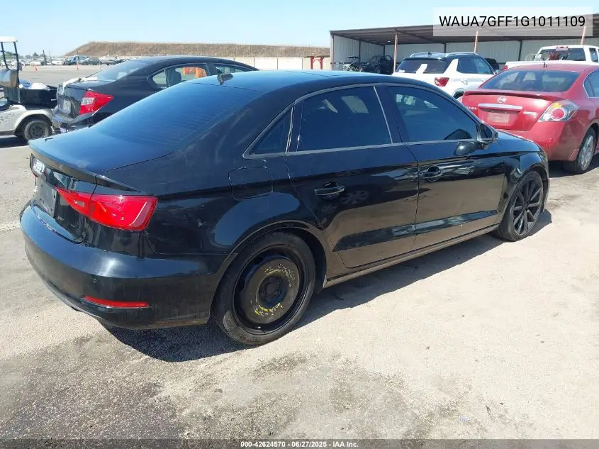 2016 Audi A3 1.8T Premium VIN: WAUA7GFF1G1011109 Lot: 42624570