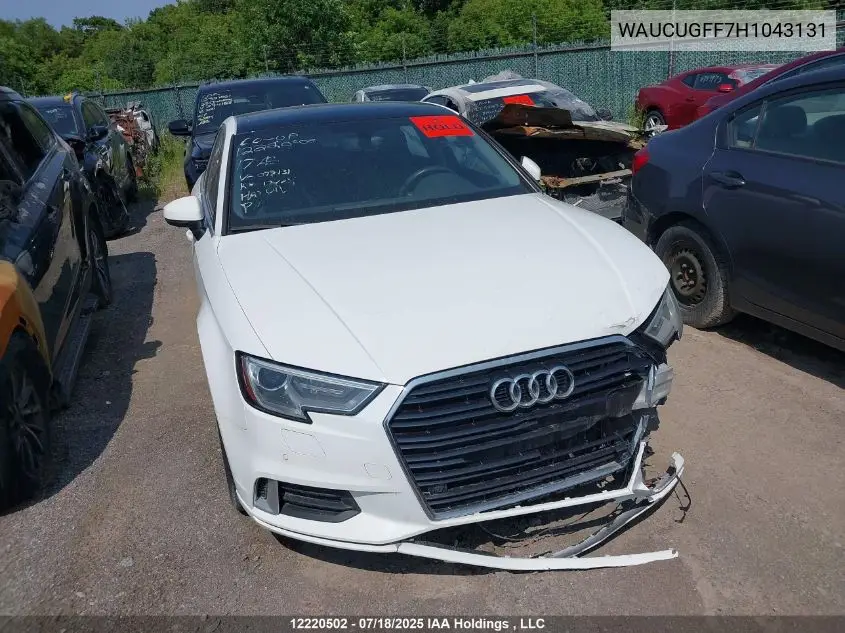 waucugff7h1043131 WAUCUGFF7H1043131 2017 Audi A3 2.0T Progressiv