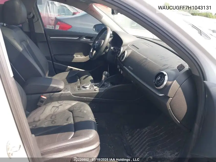 waucugff7h1043131 WAUCUGFF7H1043131 2017 Audi A3 2.0T Progressiv