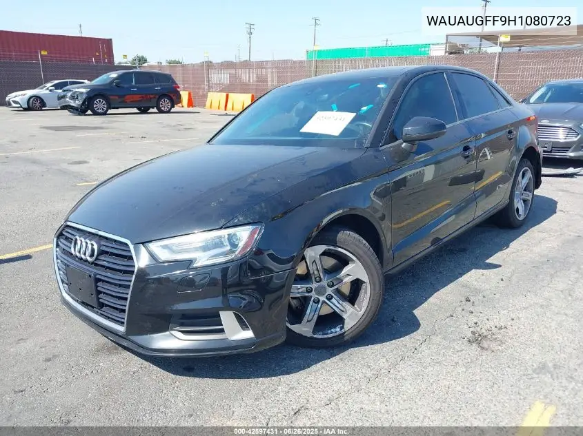 2017 Audi A3 2.0T Premium VIN: WAUAUGFF9H1080723 Lot: 42597431