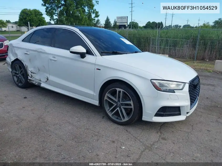 2017 Audi A3 2.0T Premium VIN: WAUK8GFF3H1054529 Lot: 42621759