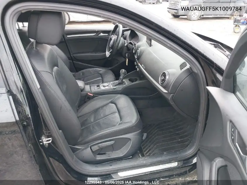 2019 Audi A3 Premium/Titanium VIN: WAUAUGFF5K1009784 Lot: 12295543