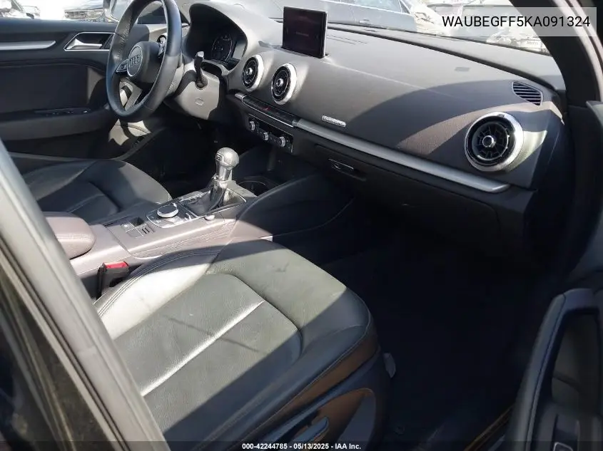 2019 Audi A3 45 Premium VIN: WAUBEGFF5KA091324 Lot: 42244785
