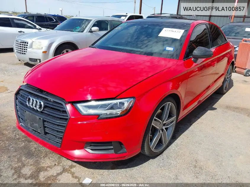 2020 Audi A3 Premium Plus 40 Tfsi Front-Wheel Drive S Tronic VIN: WAUCUGFF9LA100857 Lot: 42596122