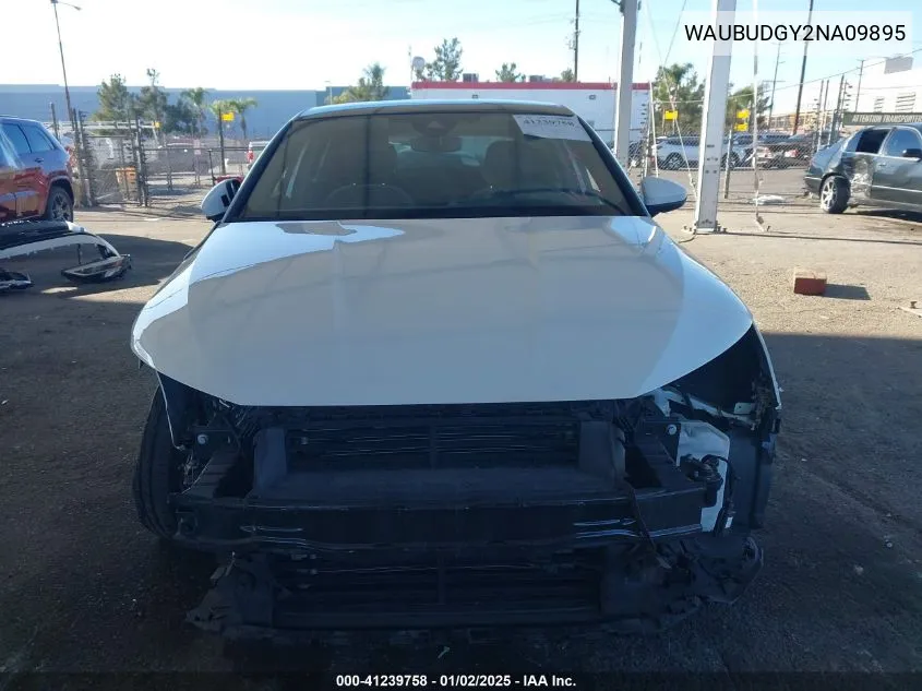 2022 Audi A3 Premium Plus 40 Tfsi Front-Wheel Drive S Tronic VIN: WAUBUDGY2NA09895 Lot: 41239758