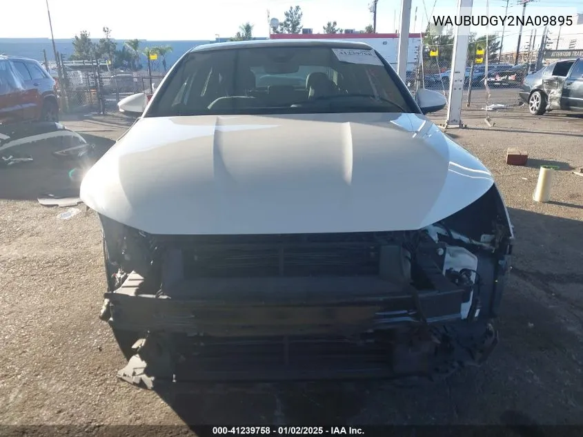 2022 Audi A3 Premium Plus 40 Tfsi Front-Wheel Drive S Tronic VIN: WAUBUDGY2NA09895 Lot: 41239758