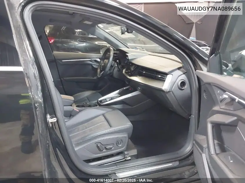 2022 Audi A3 Premium 40 Tfsi Front-Wheel Drive S Tronic VIN: WAUAUDGY7NA089656 Lot: 41614007