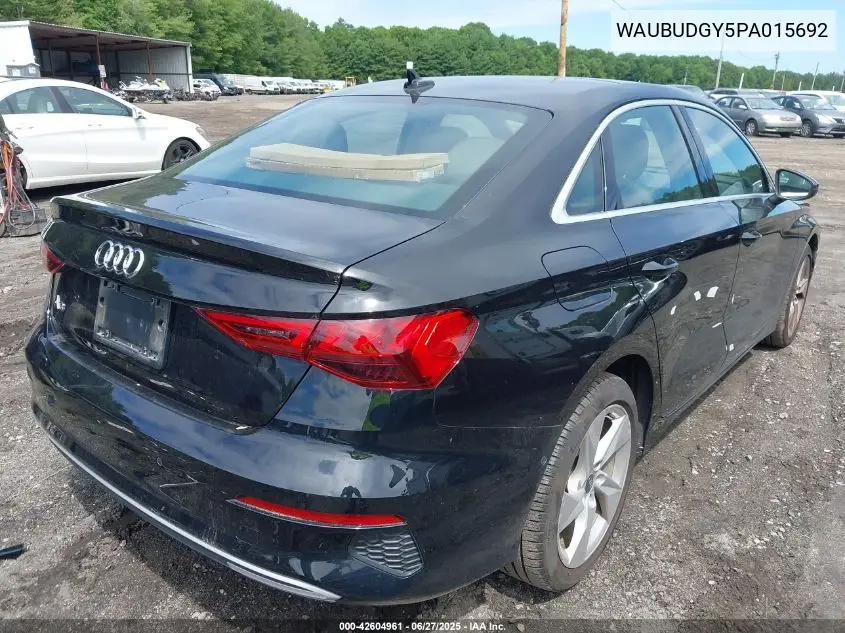 2023 Audi A3 Premium Plus 40 Tfsi Front-Wheel Drive S Tronic VIN: WAUBUDGY5PA015692 Lot: 42604961