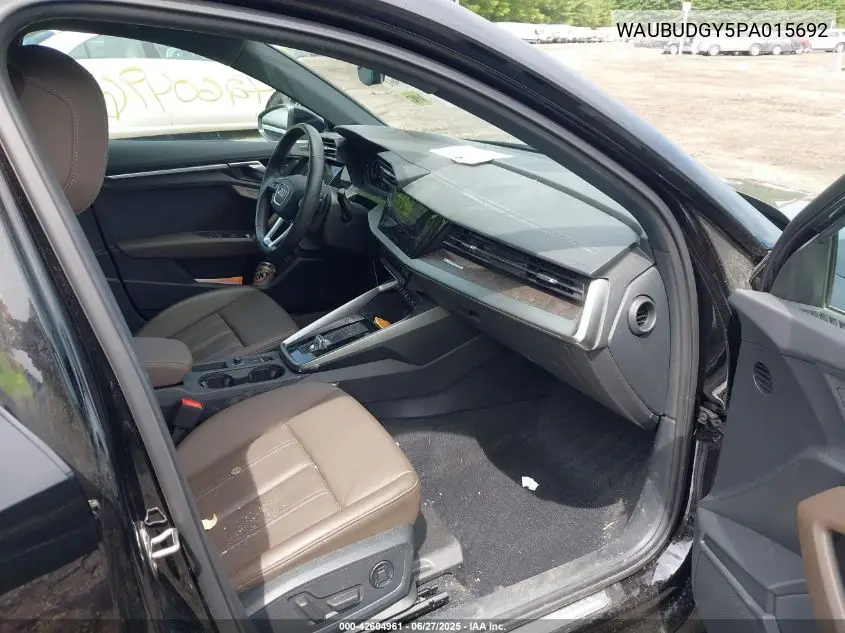 2023 Audi A3 Premium Plus 40 Tfsi Front-Wheel Drive S Tronic VIN: WAUBUDGY5PA015692 Lot: 42604961