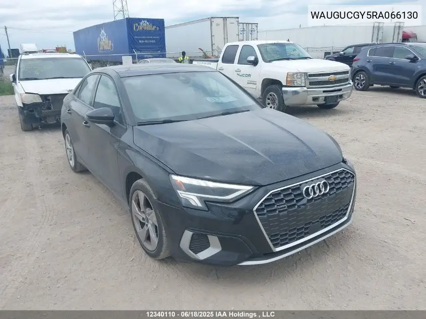 2024 Audi A3 Premium VIN: WAUGUCGY5RA066130 Lot: 12340110
