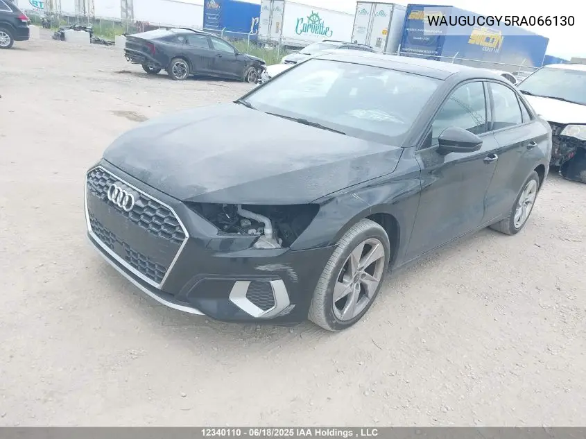2024 Audi A3 Premium VIN: WAUGUCGY5RA066130 Lot: 12340110