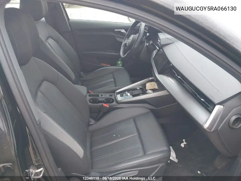 2024 Audi A3 Premium VIN: WAUGUCGY5RA066130 Lot: 12340110
