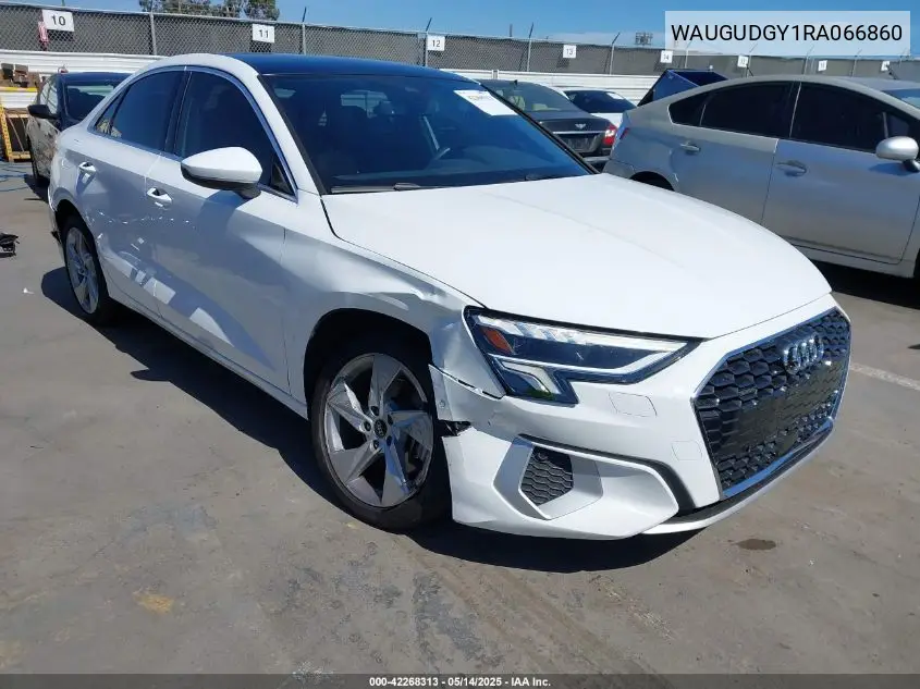 2024 Audi A3 Premium 40 Tfsi Quattro S Tronic VIN: WAUGUDGY1RA066860 Lot: 42268313