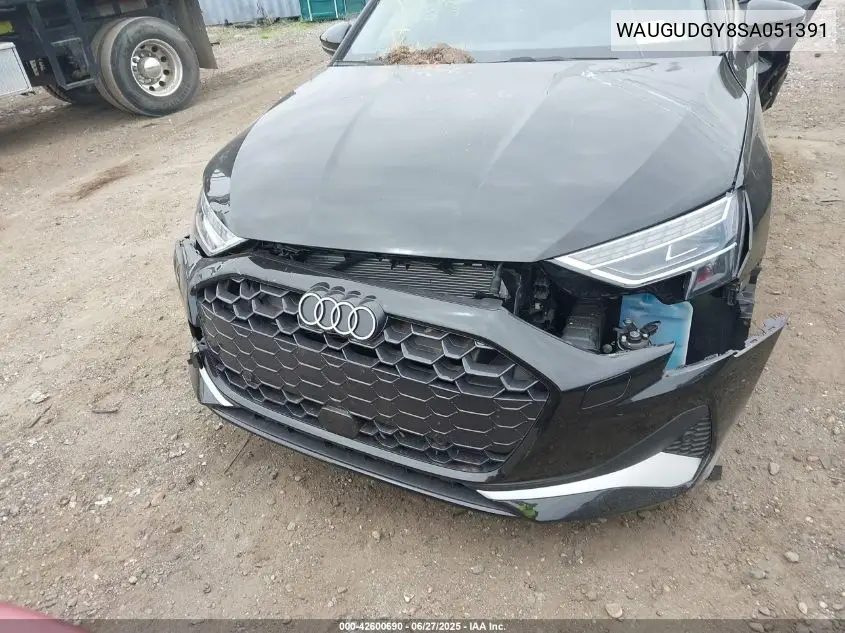 2025 Audi A3 Premium VIN: WAUGUDGY8SA051391 Lot: 42600690