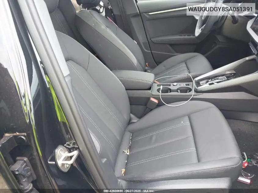 2025 Audi A3 Premium VIN: WAUGUDGY8SA051391 Lot: 42600690