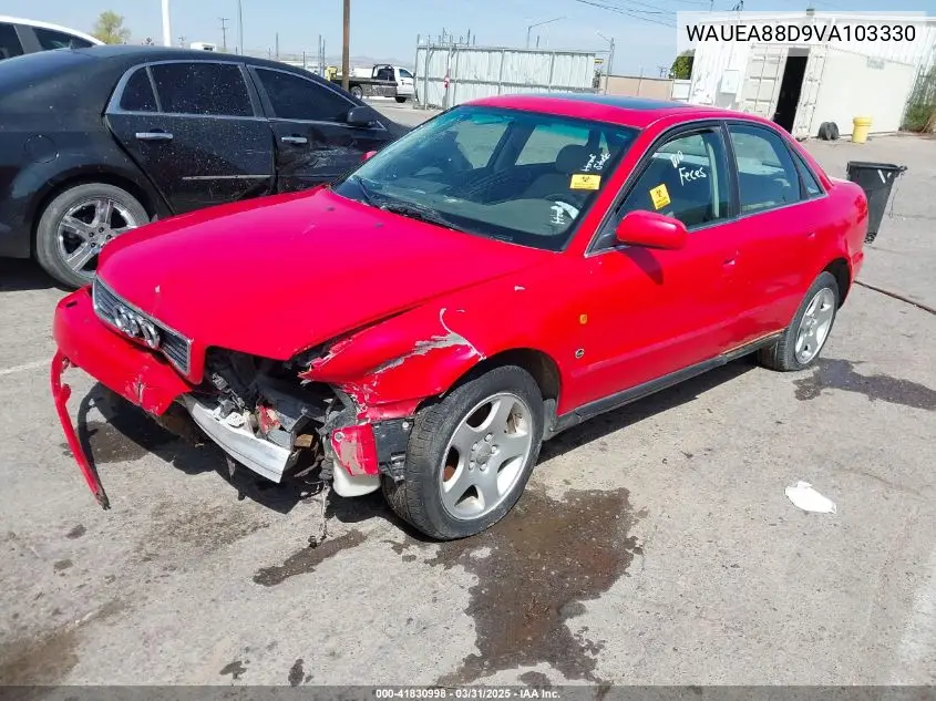 1997 Audi A4 2.8 VIN: WAUEA88D9VA103330 Lot: 41830998