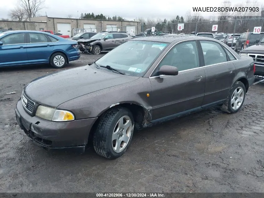 1998 Audi A4 2.8 VIN: WAUED28D5WA207903 Lot: 41202906