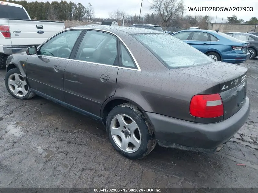 1998 Audi A4 2.8 VIN: WAUED28D5WA207903 Lot: 41202906