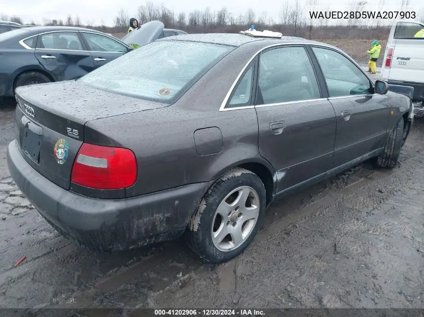 1998 Audi A4 2.8 VIN: WAUED28D5WA207903 Lot: 41202906