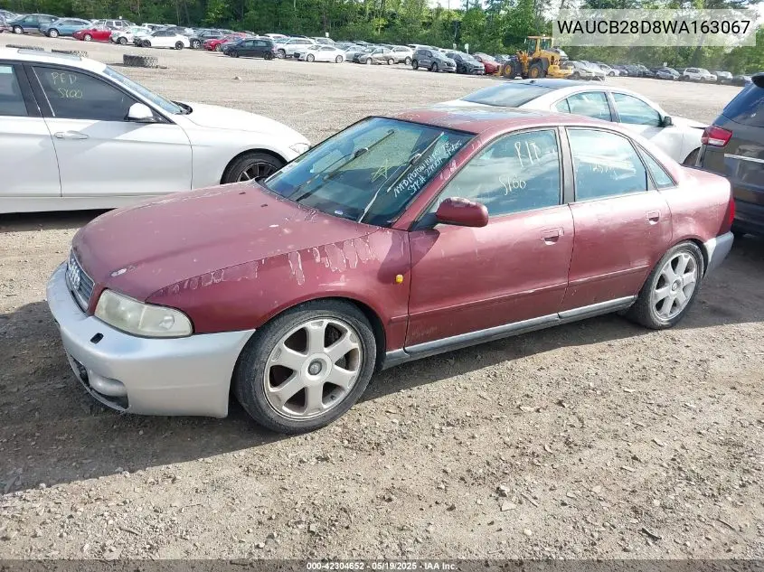 1998 Audi A4 1.8 T VIN: WAUCB28D8WA163067 Lot: 42304652