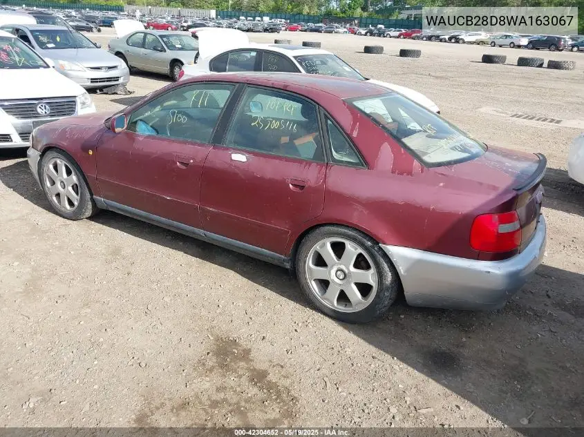 1998 Audi A4 1.8 T VIN: WAUCB28D8WA163067 Lot: 42304652
