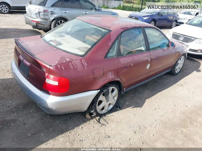 1998 Audi A4 1.8 T VIN: WAUCB28D8WA163067 Lot: 42304652