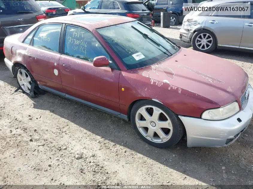 1998 Audi A4 1.8 T VIN: WAUCB28D8WA163067 Lot: 42304652