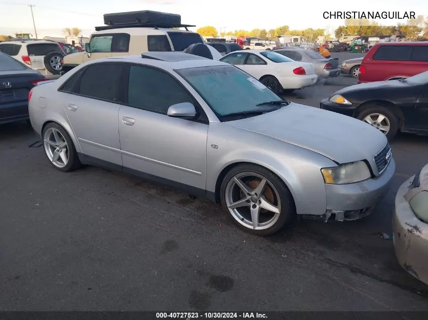 2003 Audi A4 1.8T VIN: CHRISTIANAGUILAR Lot: 40727523