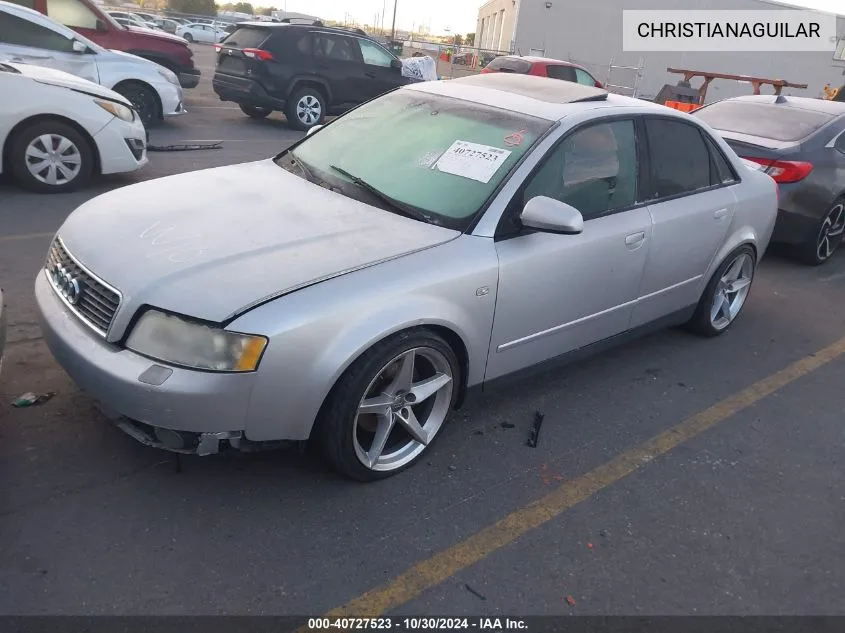 2003 Audi A4 1.8T VIN: CHRISTIANAGUILAR Lot: 40727523