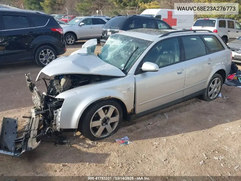 2003 Audi A4 1.8T Avant VIN: WAUVC68E23A276773 Lot: 41793331