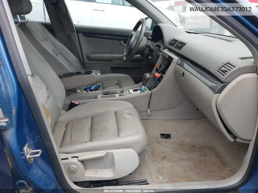 2003 Audi A4 1.8T VIN: WAUJC68E33A373012 Lot: 42162406