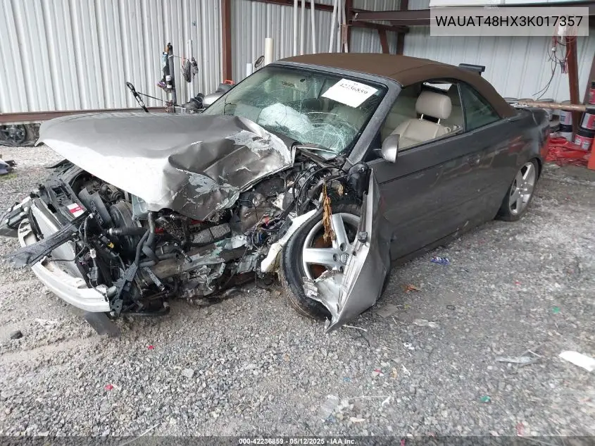 2003 Audi A4 3.0 VIN: WAUAT48HX3K017357 Lot: 42236859