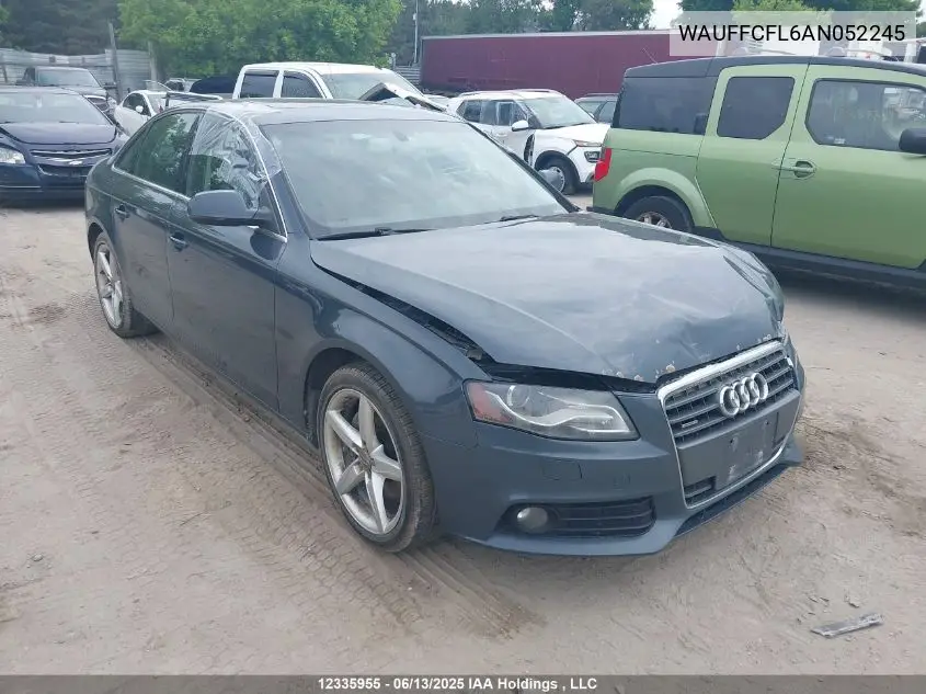 2010 Audi A4 Premium Plus VIN: WAUFFCFL6AN052245 Lot: 12335955