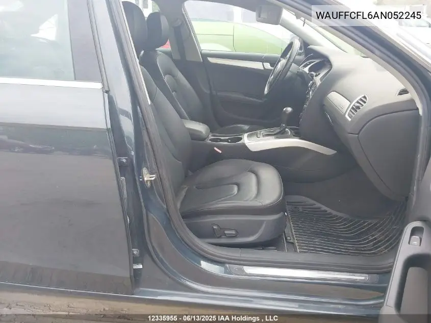 2010 Audi A4 Premium Plus VIN: WAUFFCFL6AN052245 Lot: 12335955