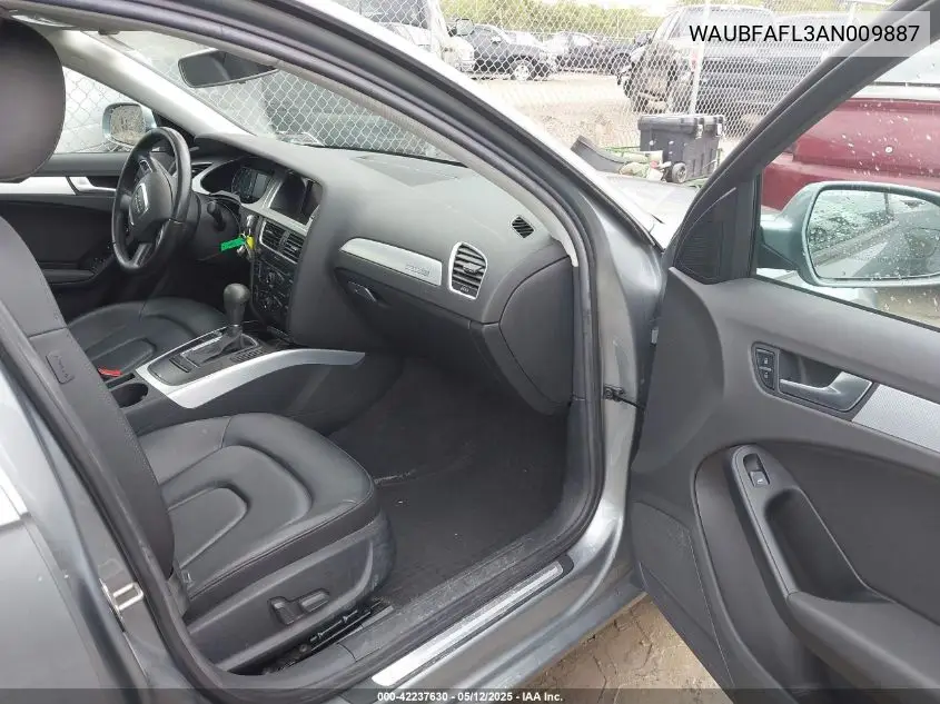 2010 Audi A4 2.0T Premium VIN: WAUBFAFL3AN009887 Lot: 42237630